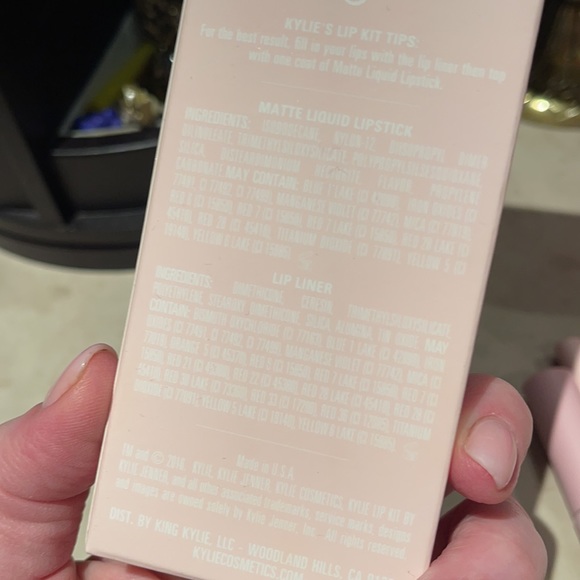 Kylie By Kylie Jenner matte liquid lipstick and lip liner twenty bday coll - Picture 4 of 5